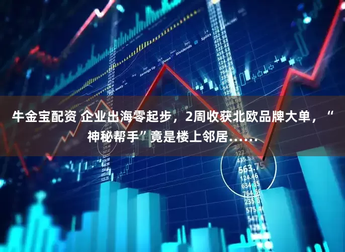 牛金宝配资 企业出海零起步，2周收获北欧品牌大单，“神秘帮手”竟是楼上邻居……